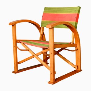 Silla plegable Art Déco de Erbacher Erzeugnis, años 30