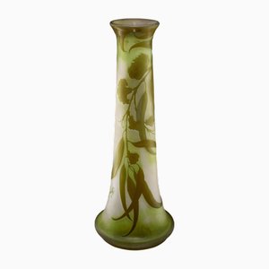Grand Vase Art Nouveau en Verre, 1890s