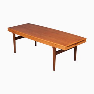 Vintage Coffee Table in Teak by Johannes Andersen, 1960s