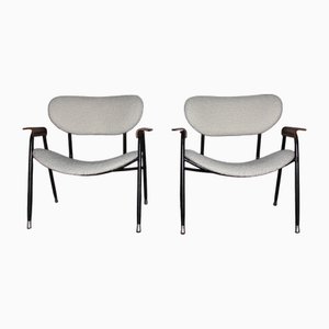 Mid-Century Modern Armchairs by Gastone Rinaldi for Rima, 1950, Set of 2