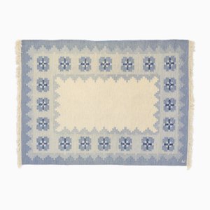 Schwedischer Vintage Kelim Teppich, 1960er