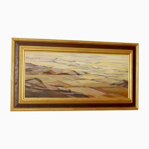 Reuben Hedin, Landscape, 1950s, Oil on Canvas, Framed
