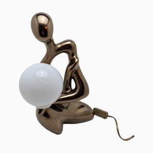 Vintage German Figural Table Lamp, 1980s