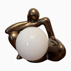 Deutsche Vintage Tischlampe, 1980er