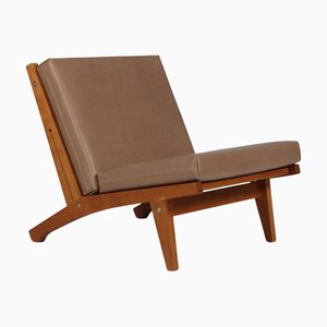 Lounge Chair Model Ge-370 attributed to Hans J. Wegner for Getama, 1960s