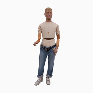Maniquí masculino atribuido a Moth Figuren, Alemania, años 30