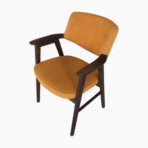 Danish Armchair in Tanned Oak by Erik Kirkegaard for Høng Stolefabrik, 1960s