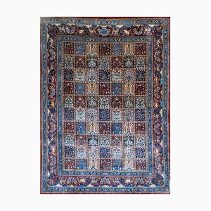 Middle Eastern Hand-Knotted Moud Rug with Kheshti Motif