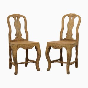 Set of Antique Swedish Rococo Chairs