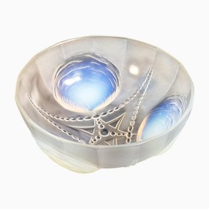 Art Deco Sabino Vase in Iridescent Glass by Ernest Marius, 1930s