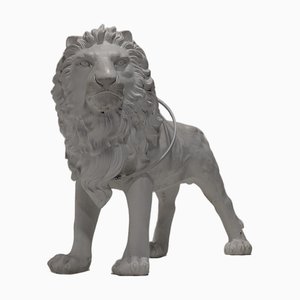 Life Size Lion Lamp Sculpture