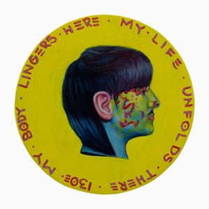 Natasha Lelenco, Currency #260, 2025, Painting on Wood
