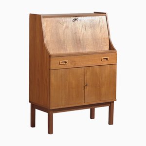 Vintage Oak Secretaire with Storage