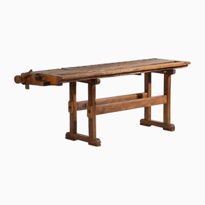 Table de Menuisier en Orme, 1920s