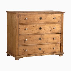 Pine 4-Drawer Dresser, 1920s