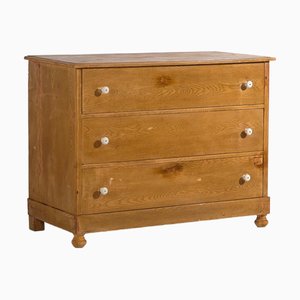Pine 3-Drawer Dresser, 1920s