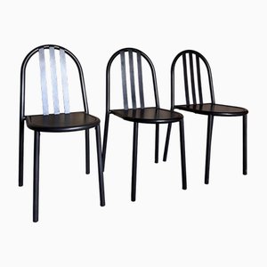 Sedie nere di Robert Mallet-Stevens, set di 3