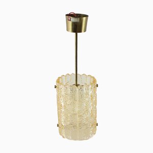 Amber Pendant Light by Carl Fagerlund for Orrefors, 1960s