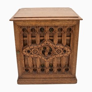 Victorian Oak Specimen Chest, 1880s