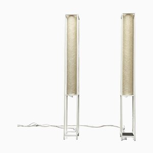 Mid-Century Modern Minimalist Floor Lamps, Germany, 1960s, Set of 2