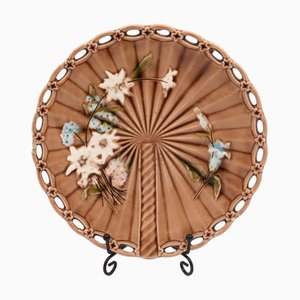 Antique Majolica Plate from Villeroy & Boch Schramberg, 1900s