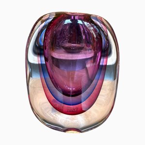 Sommerso Murano Vase von Michele Onesto