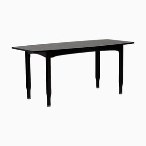 Mesa de comedor extensible de caoba atribuida a Gigi Radice, años 70