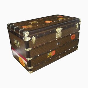 Dampfschifftruhe mit Monogramm von Louis Vuitton, 1920er
