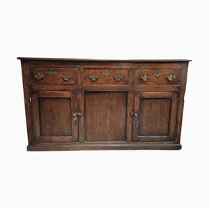 Commode ou Enfilade Géorgienne en Châtaigner, 18ème Siècle