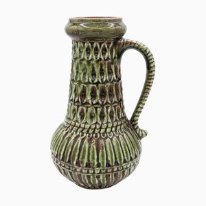 Mid-Century Modern Tall Green Vase from Carstens Tönnieshof, 1960s