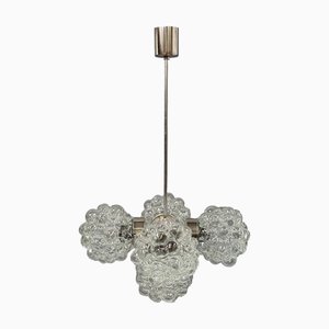 Lampadario Mid-Century lampone di Kamenický Šenov, anni '60