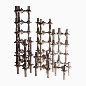 Chrome Orion Modular Candlestick, 1970s