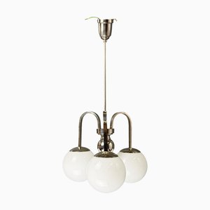 Art Deco Kronleuchter aus Chrom, 1930er