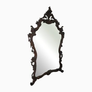 Inlaid Limewood Mirror, 1950s