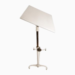 Industrial American Tilt Top Side Table, 1890s