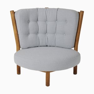 Lounge Chair attributed to Guillerme et Chambron for Votre Maison, 1960s