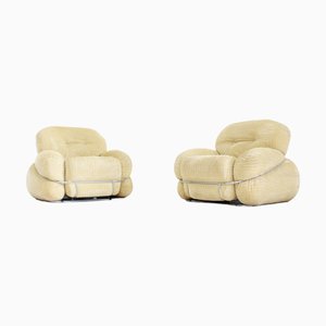 Set of Vintage Okay Armchairs by Adriano Piazzesi, 1970s