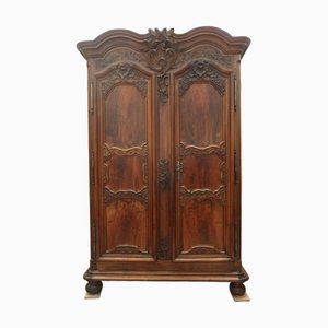 Antique Lyonnaise Walnut Wardrobe