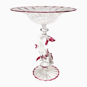 Renaissance Tortenständer aus Muranoglas von La Murrina, 1970er