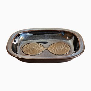 Stoneware Dish by Einar Johansen for Søholm Stentoj, Denmark, 1960s