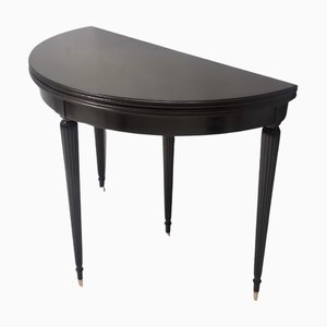 Vintage Black Walnut and Ebonized Beech Folding Table by Paolo Buffa, 1960s