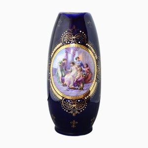 Antike Porzellanvase von Ernst Wahliss Turn, 1890er