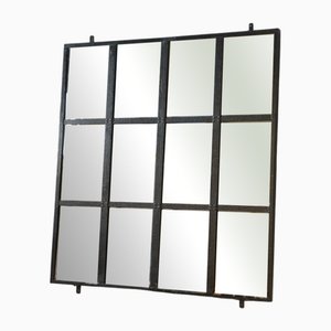 Industrial Mirror in Riveted Metal, 1930s