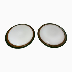 Vintage Wall Lights in Murano, 1970, Set of 2