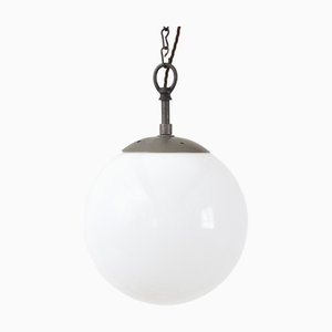 Opaline Pendant Light Globe, 1950s