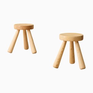 Antiker schwedischer Hocker von Ingvar Hildingsson, 1890er