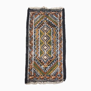 Handgeknüpfter bunter Teppich mit Muster