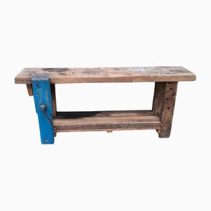 Workbench with Press in Oak and Beech, 1940s