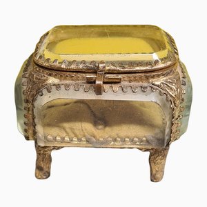 French Gold-Plated Jewelry Box, 1890s