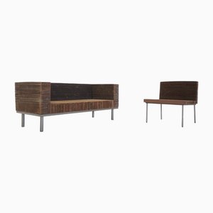 Set of Papel Sofa and Chair by Campana Brothers for Vitra, Switzerland, 1993